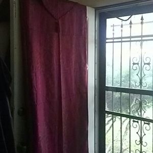 Maroon Curtains